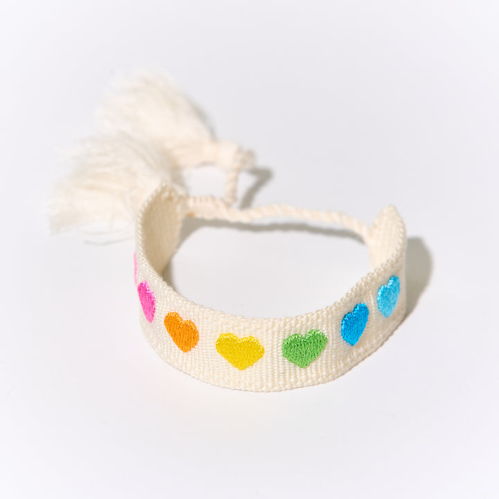 Woven Tie Heart Bracelets