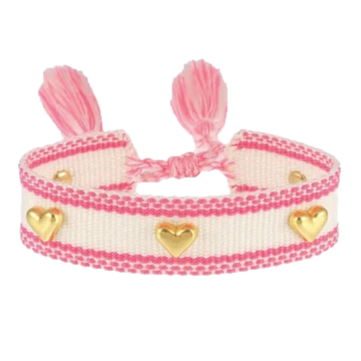 Woven Tie Heart Bracelets