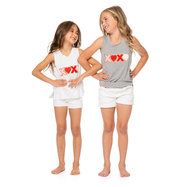 Little Girl's (4-6x) Long Sleeve Cropped Mesh Top – Malibu Sugar