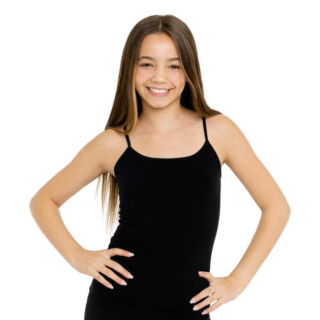 Sleeveless Cute Summer Tops For Juniors Girls 8-14 Full Camis Tank