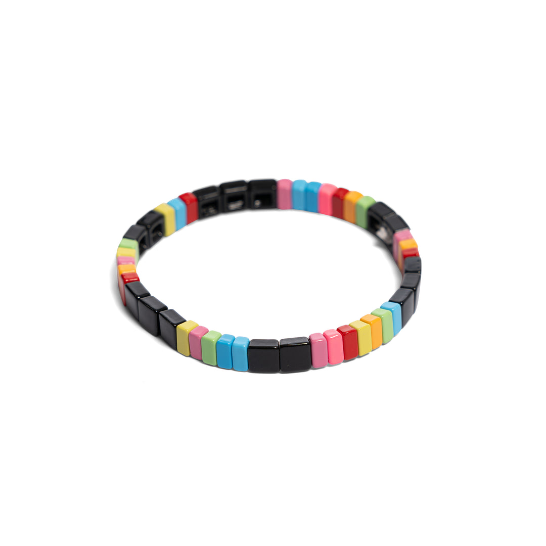 Neon At Night Tile Bracelet