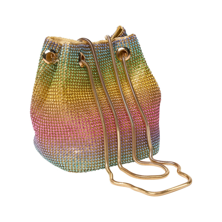 Gold & Rainbow Purse