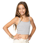 Girl's (8-12) Crop Cami with Adjustable Straps