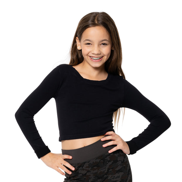 Girl's (8-12) The "Goes with Everything" Long Sleeve Top