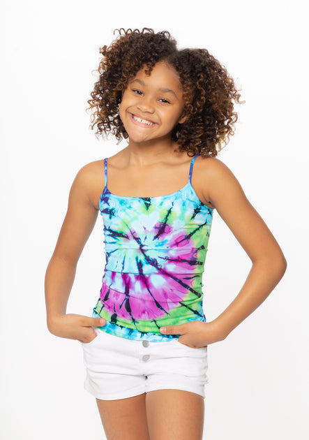 Little girl tie dye shirt online
