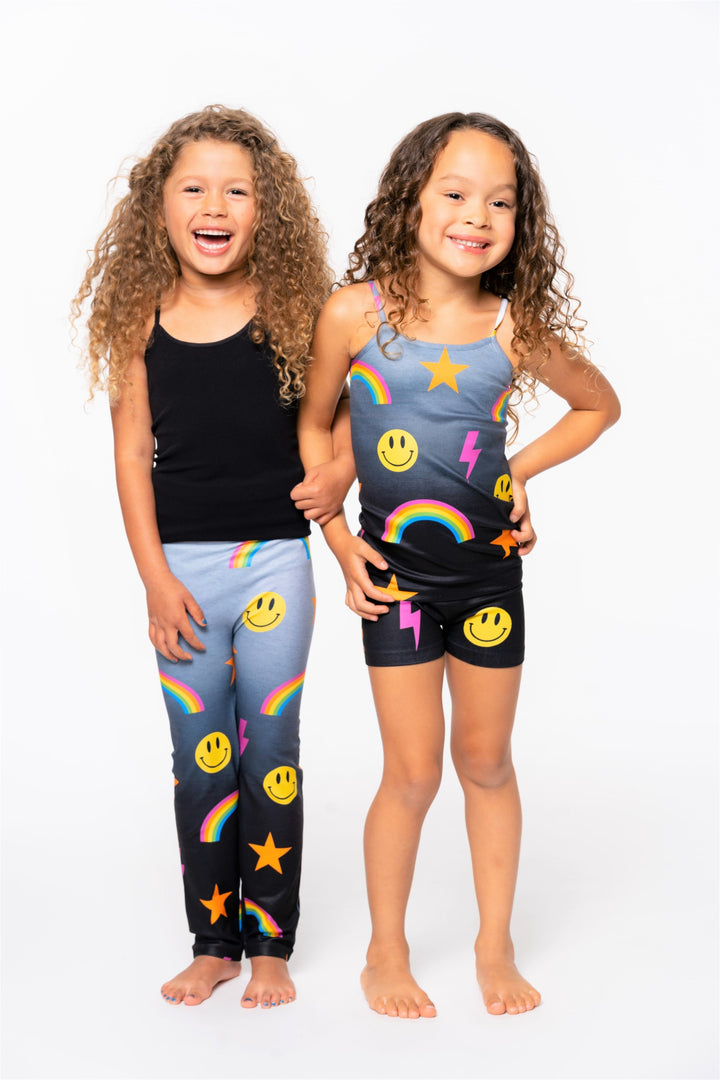 Little Girl's (4-7) Ombre with Icons Leggings