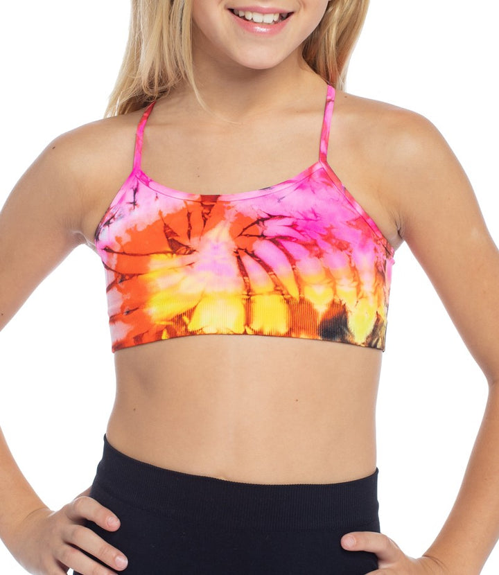 Little Girl's (4-6x) Swirl Tie Dye Bra Cami