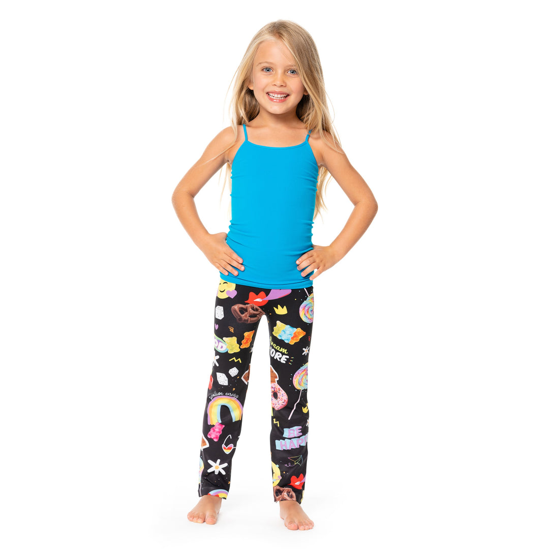Little Girl's (4-7) Sweets & Treats Happy Faces Leggings