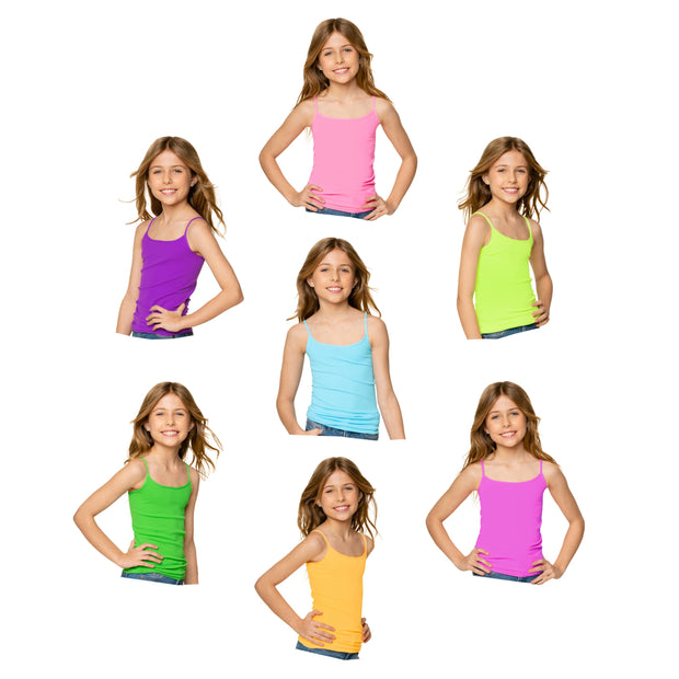 Girl's (7-10) Spring Color Palette - Solid Full Cami