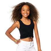 Girl's (8-12) Sleeveless Top with front Ruching