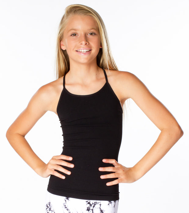 Girl's (7-10) Cage Back Cami