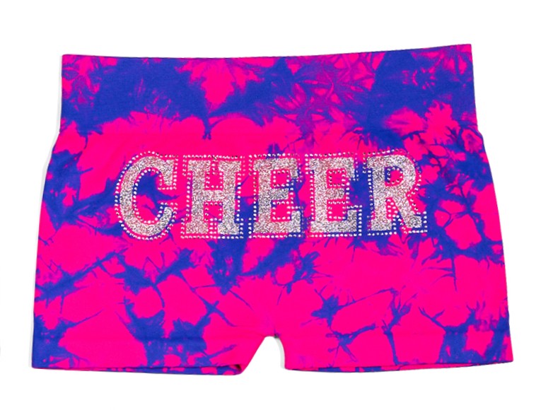 Girl's (7-10) CHEER Tie Dye Boy Shorts