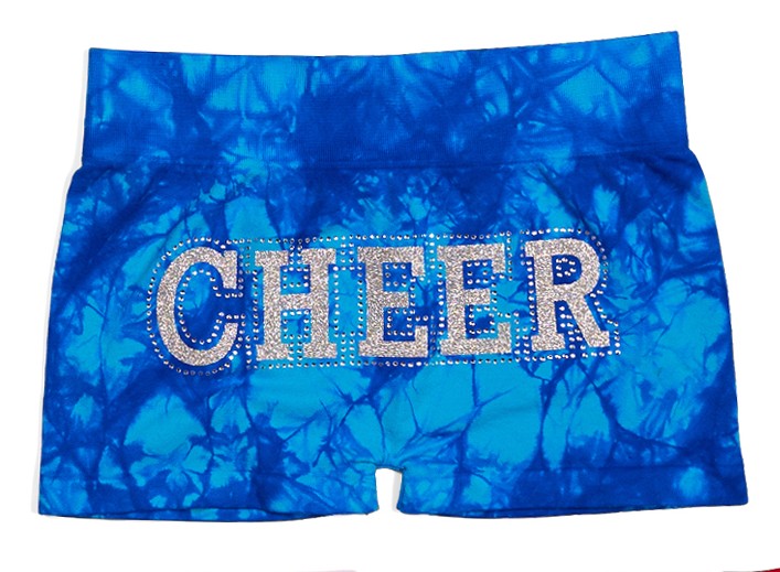 Girl's (7-10) CHEER Tie Dye Boy Shorts