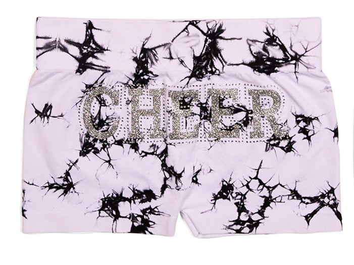 Girl's (7-10) CHEER Tie Dye Boy Shorts