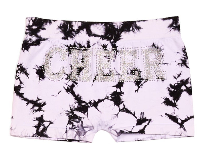 Little Girl's (4-6x) "CHEER" Tie Dye Boy Shorts