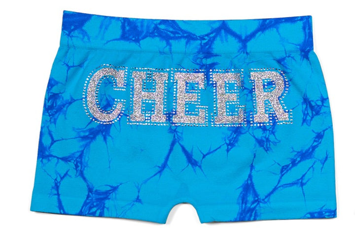 Little Girl's (4-6x) "CHEER" Tie Dye Boy Shorts