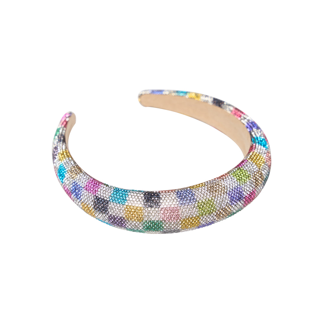 Rhinestone Checkered Headband