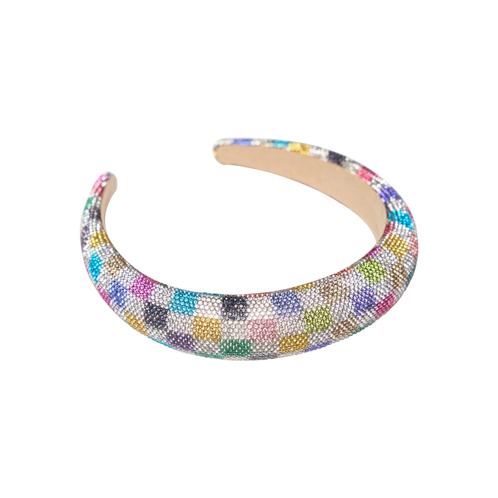 Rhinestone Checkered Headband
