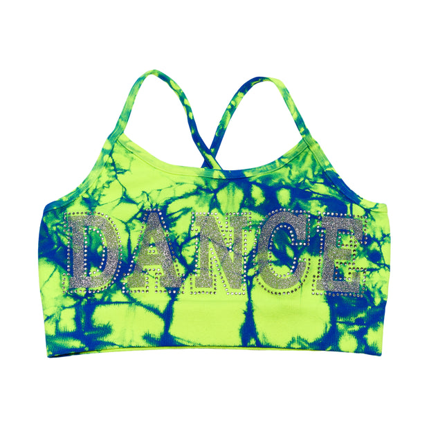 Little Girl's (4-6x) "DANCE" Tie Dye Bra Cami