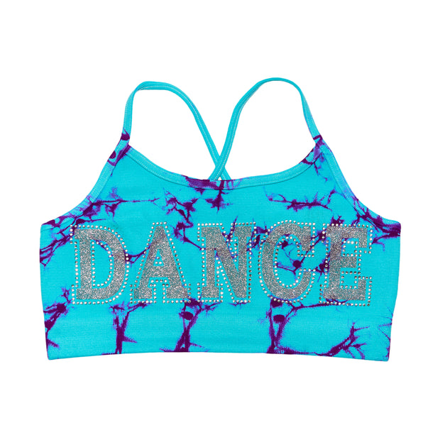 Little Girl's (4-6x) "DANCE" Tie Dye Bra Cami