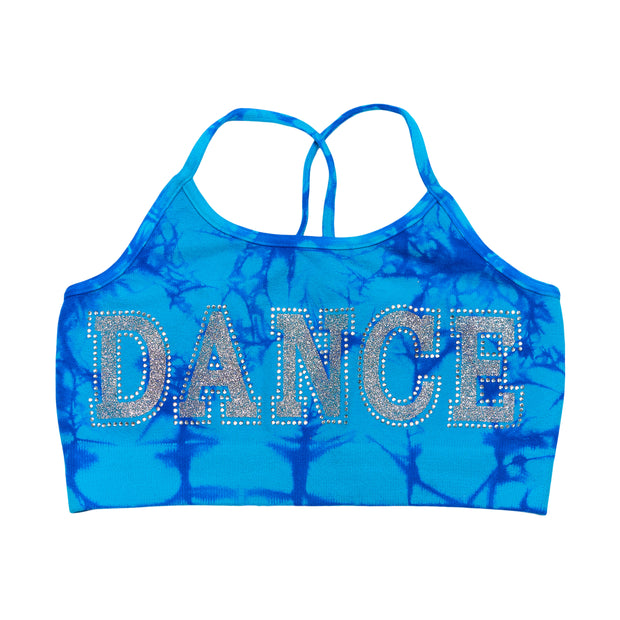 Little Girl's (4-6x) "DANCE" Tie Dye Bra Cami