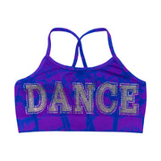 Little Girl's (4-6x) "DANCE" Tie Dye Bra Cami