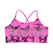 Little Girl's (4-6x) "DANCE" Tie Dye Bra Cami