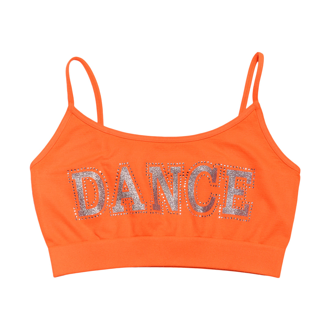 Girl's (8-14) "DANCE" Bandeau Bra Cami