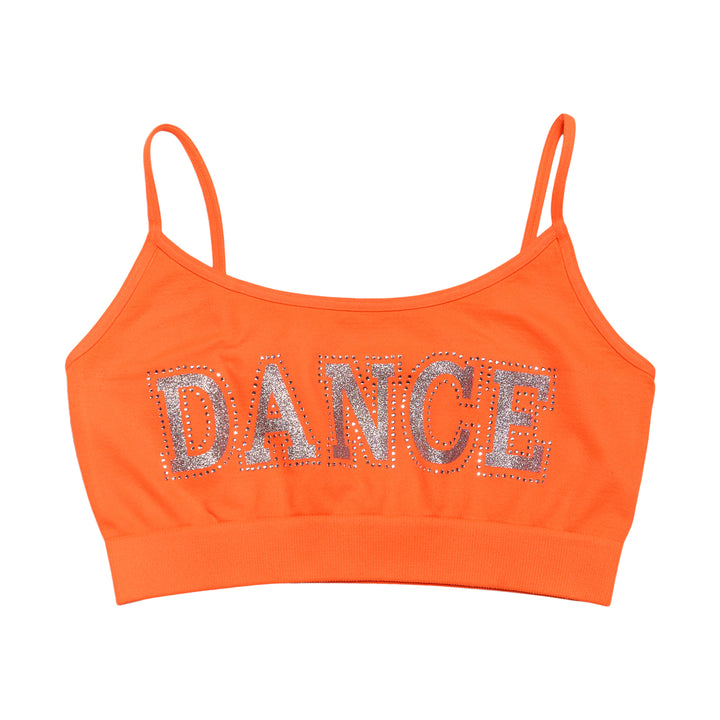 Girl's (8-14) "DANCE" Bandeau Bra Cami