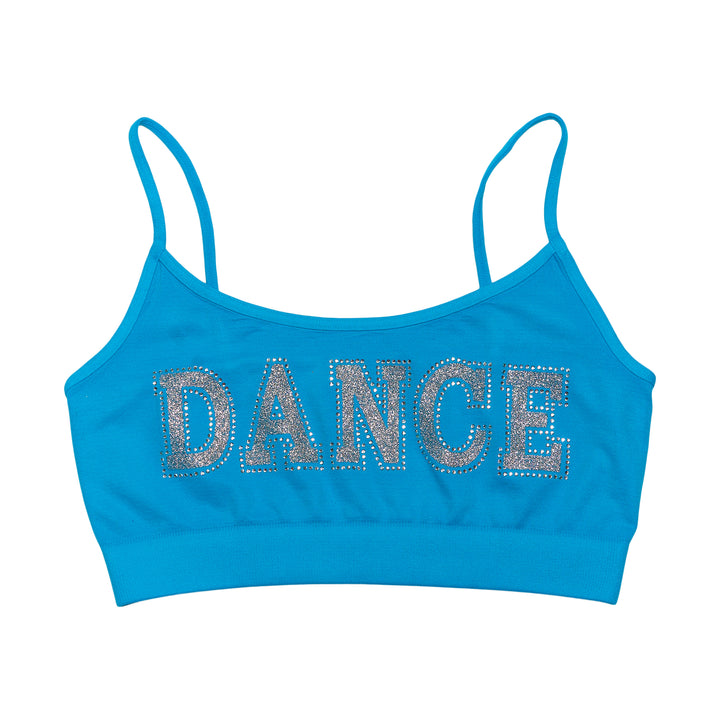 Girl's (8-14) "DANCE" Bandeau Bra Cami
