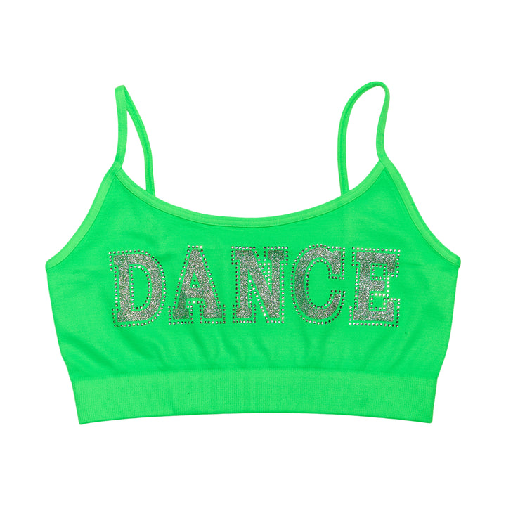 Girl's (8-14) "DANCE" Bandeau Bra Cami