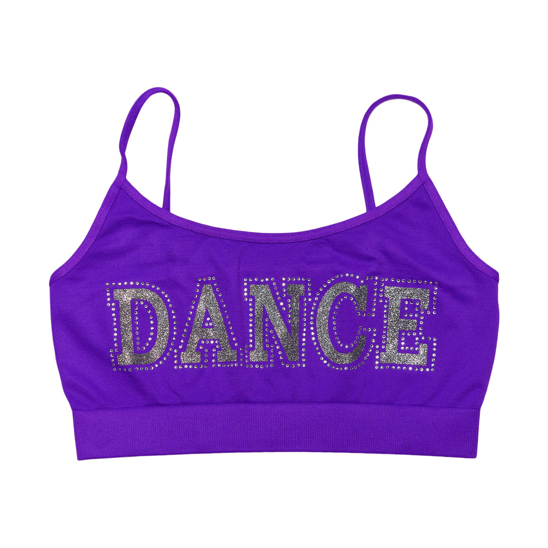 Girl's (8-14) "DANCE" Bandeau Bra Cami