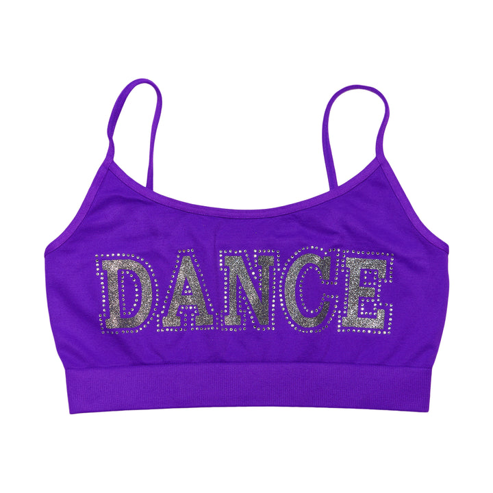 Girl's (8-14) "DANCE" Bandeau Bra Cami