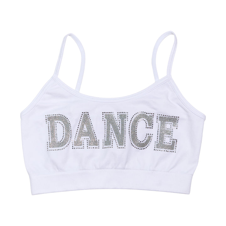 Girl's (8-14) "DANCE" Bandeau Bra Cami