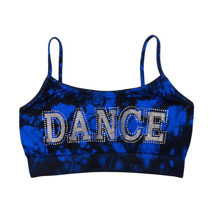 Girls (8-14) "DANCE" Tie Dye Bandeau Bra Cami