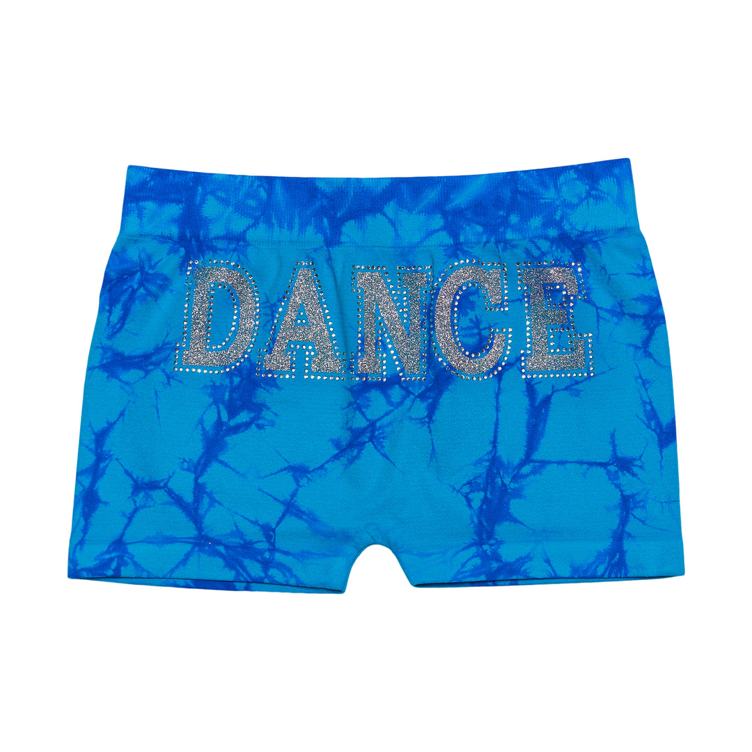 Little Girl's (4-6x) "DANCE" Tie Dye Boy Shorts