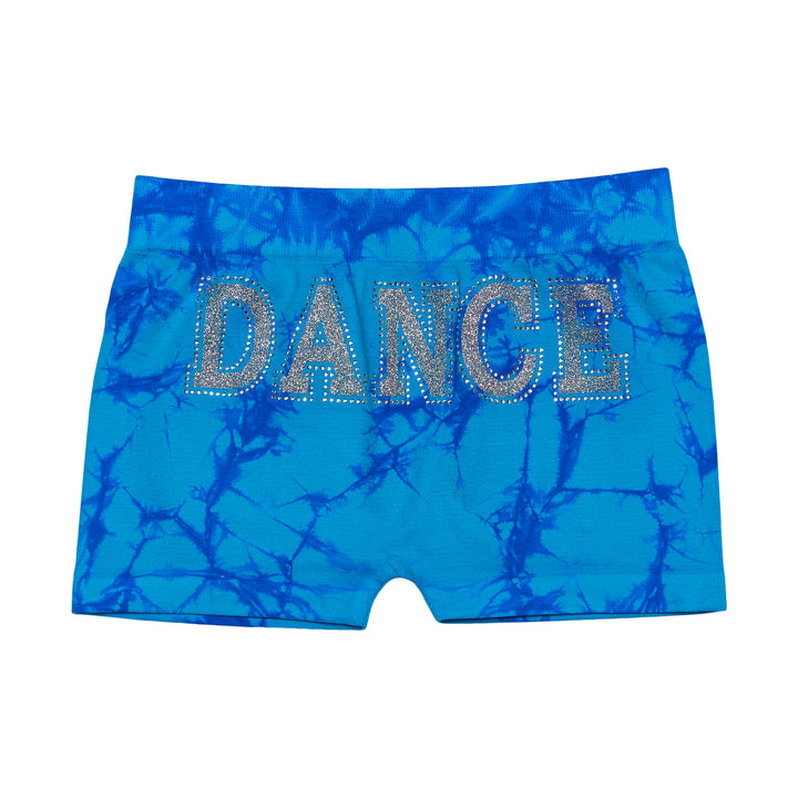 Little Girl's (4-6x) "DANCE" Tie Dye Boy Shorts