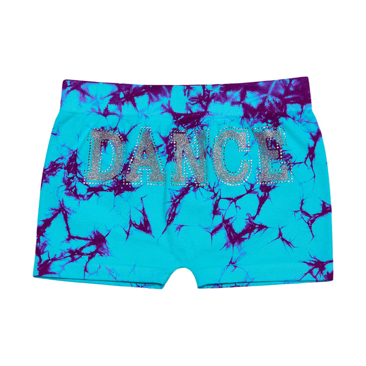 Little Girl's (4-6x) "DANCE" Tie Dye Boy Shorts