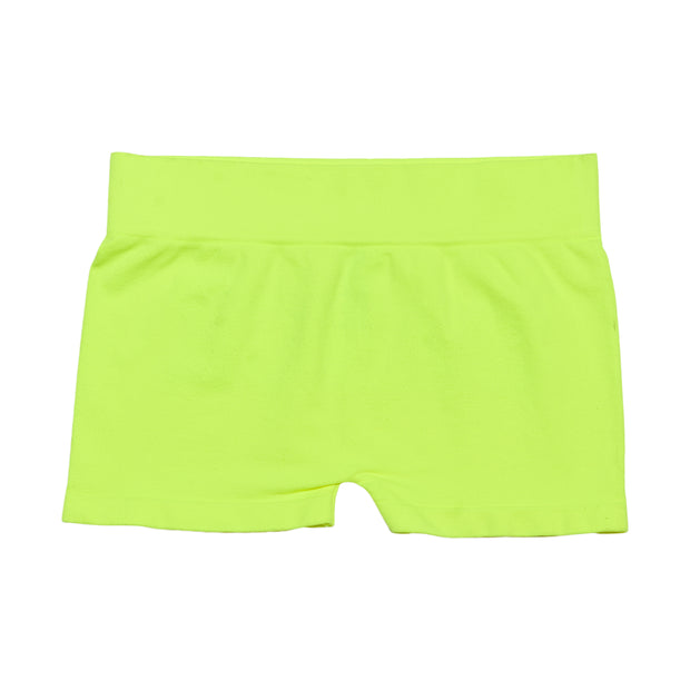 Girl's (7-10) Solid Boy Shorts