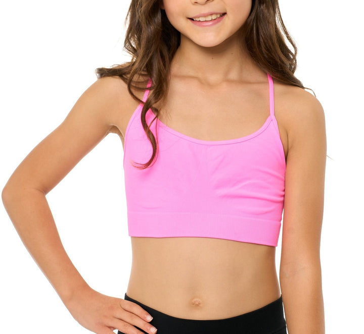 Girl's (8-14) Solid Bra Cami