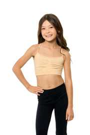 Girl's (8-14) Solid Bra Cami