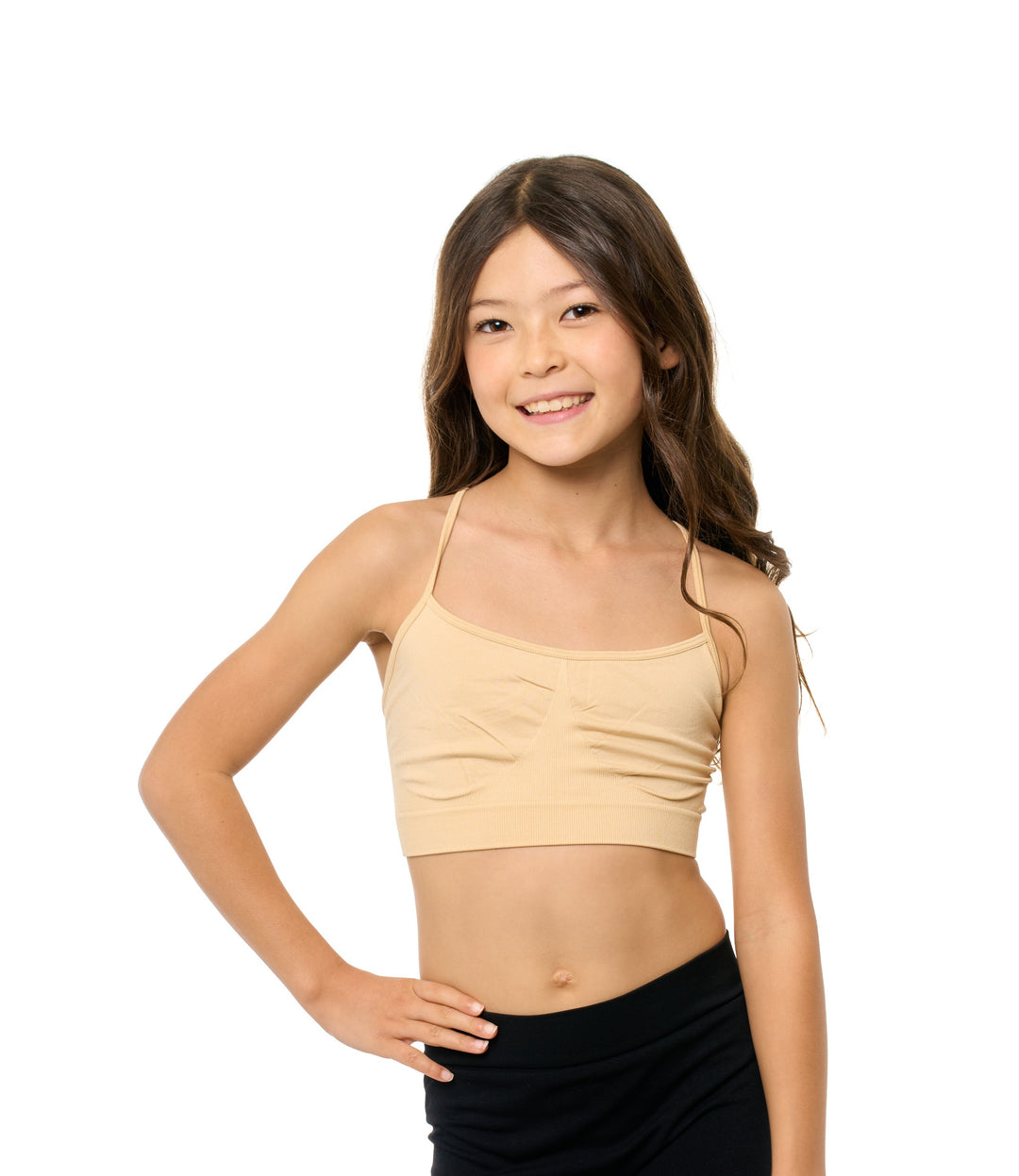 Girl's (8-14) Solid Bra Cami