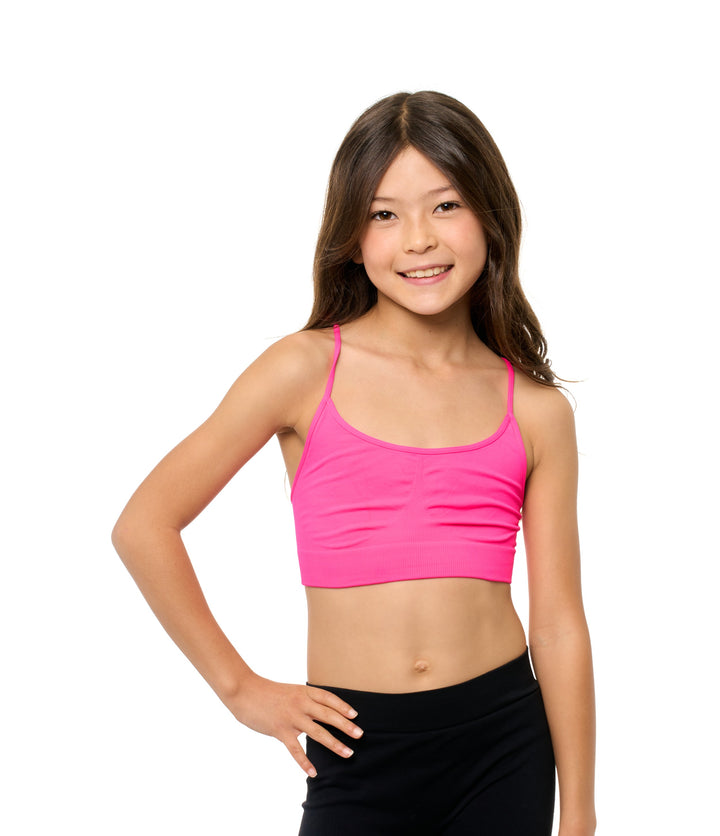 Girl's (8-14) Solid Bra Cami