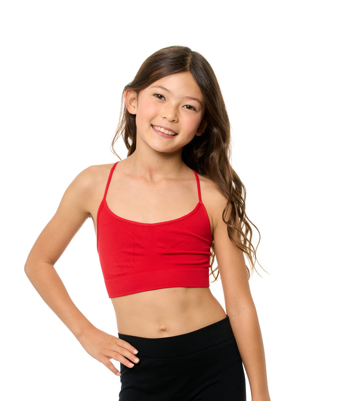 Girl's (8-14) Solid Bra Cami