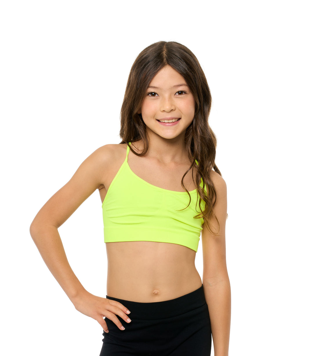 Girl's (8-14) Solid Bra Cami