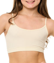 Girl's (7-14) Bandeau Bra Cami
