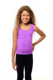 Little Girl's (4-7) Ribbed Racer Back Tank Top