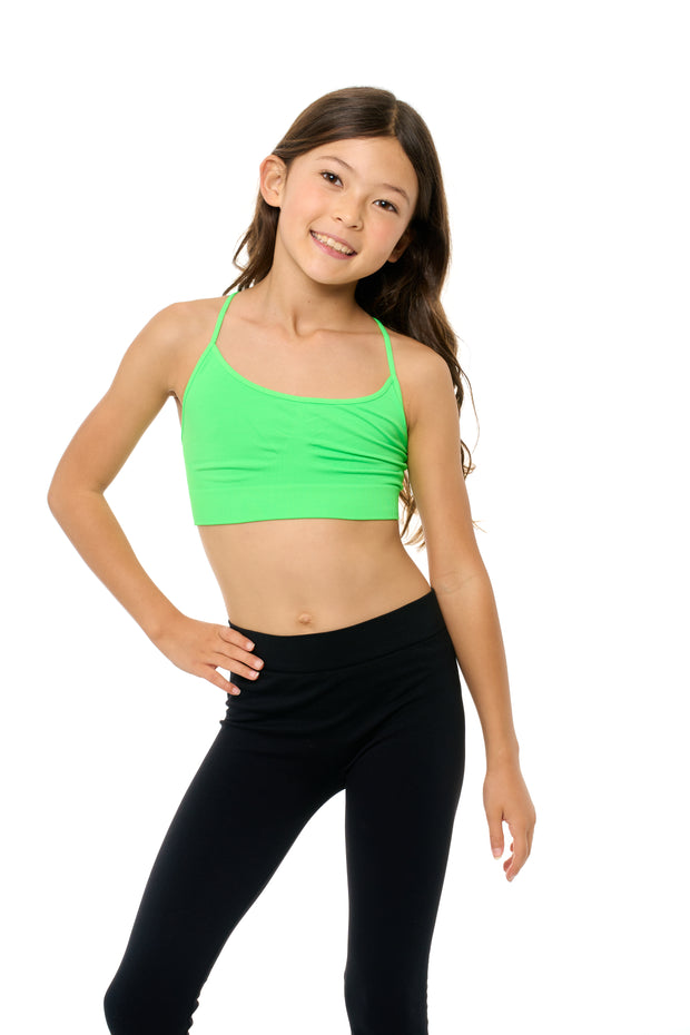 Girl's (8-14) Solid Bra Cami