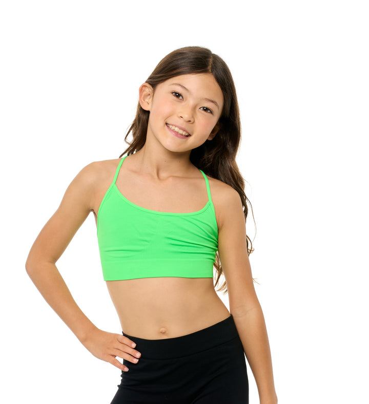 Girl's (8-14) Solid Bra Cami