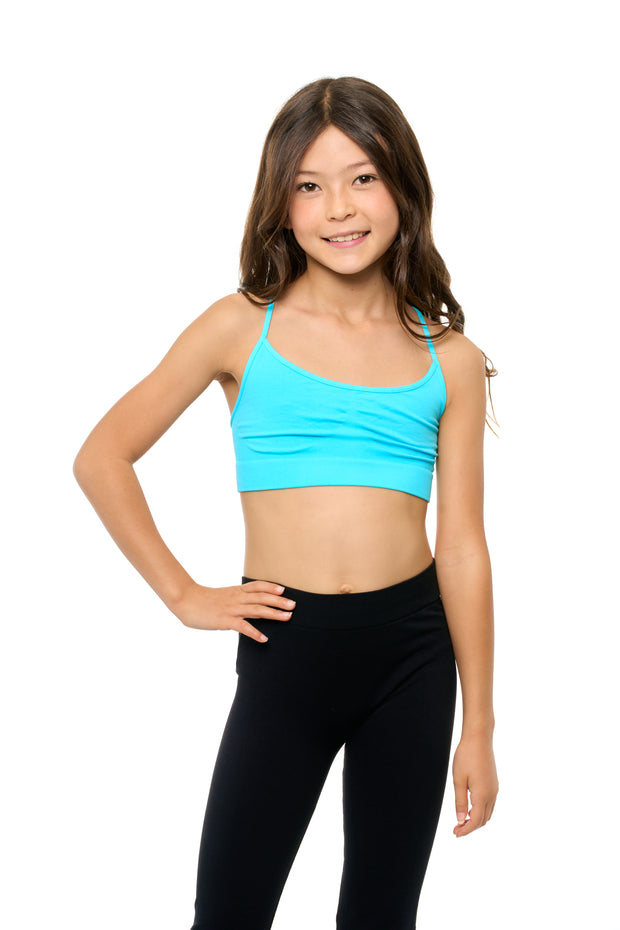 Girl's (8-14) Solid Bra Cami